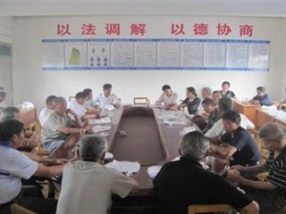 联丰村党委召开2010年新型农村社会养老保险会议