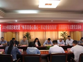 畅享青春心廉心 牢记使命当先锋” 横扇区域党建五四青年节主题党日活动